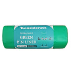 72L Degradable Green Bin Liner (250 bags/ctn)